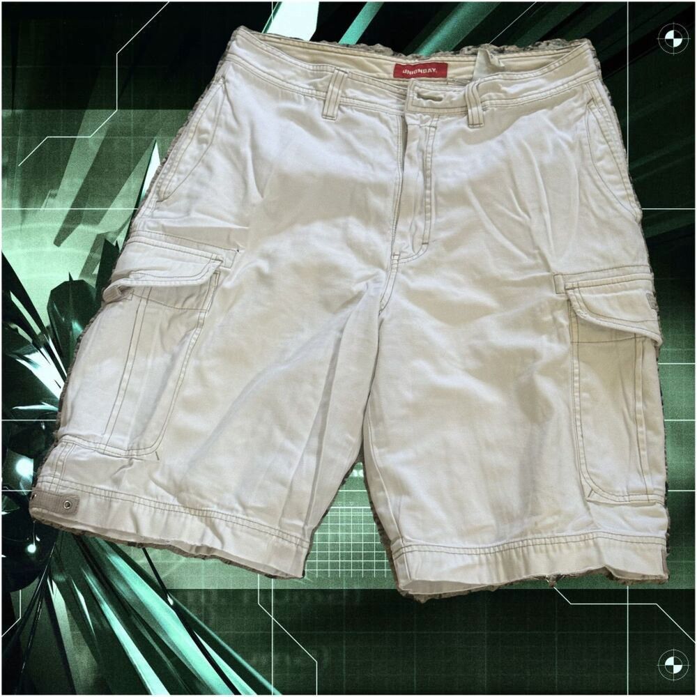 Y2K Unionbay Beige Cargo Shorts